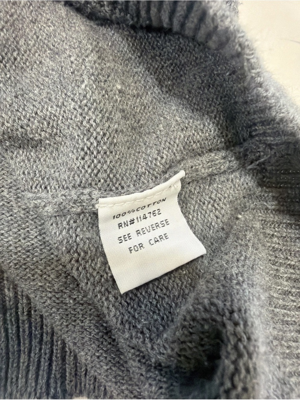 Paul & Joe Sister bird grey knit Sweater - button down Anthropologie Sz S - Picture 5 of 9